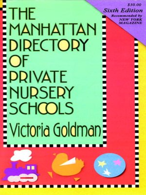 cover image of The Manhattan Directory of Private Nursery Schools